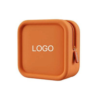 Bolsa cosmética de silicona con logotipo personalizado para joyería y organización cosmética en movimiento