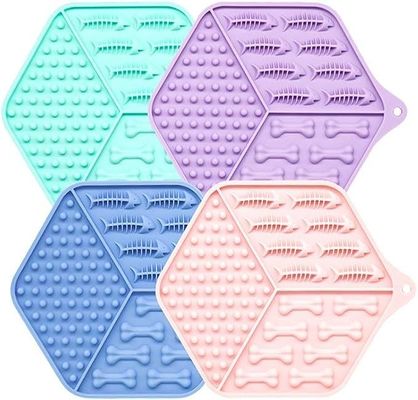 Tipo de artículo Sapatilla de alimentación lenta para mascotas Pad de lamido personalizado para perros y gatos Sapatilla de silicona