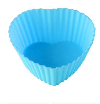 Copas de hornear reutilizables Mini herramienta de horneado de silicona Cupcake Forros de pastel Decoración de consejos