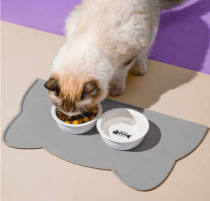 No resbaladizo Silicona resistente al agua de mascotas para perros y gatos Color personalizable