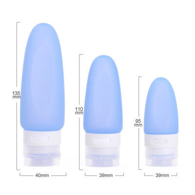 2 oz 60 ml Botella de tamaño inteligente A prueba de fugas de BPA Aprobada para almacenamiento de cosméticos personalizados