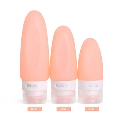 2 oz 60 ml Botella de tamaño inteligente A prueba de fugas de BPA Aprobada para almacenamiento de cosméticos personalizados
