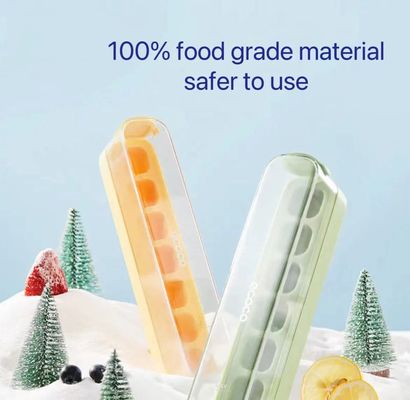 2024 Press Ice Lattice Model Silicona y herramienta de fabricación de hielo de PP para la producción rápida de hielo