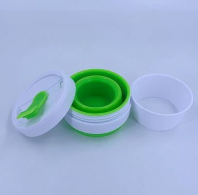 Botella de agua plegable portátil para eventos y taza de café de bolsillo