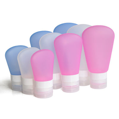 Kit de botella de viaje de silicona conveniente Volumen 37ml / o personalizado de 89ml Muestra Muestra gratuita