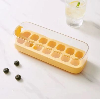 Cubo de hielo con 7 agujeros 14 agujeros y 21 agujeros Presión de caja de hielo Silicona modelo de fabricación de hielo