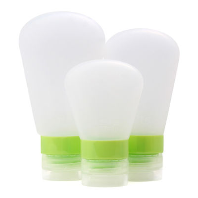 Kit de botella de viaje de silicona conveniente Volumen 37ml / o personalizado de 89ml Muestra Muestra gratuita