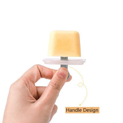 Silicona Cubo de hielo cuadrado bandeja de molde con tapa 6PACK Accesorio de refrigerador