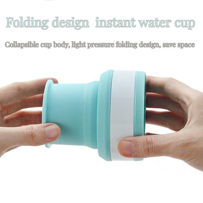 Novel Style Taza de agua plegable al aire libre para deportes y viajes Taza de té de campamento Diseño novedoso