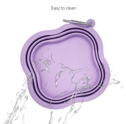 Cuenco de alimentación para perros de mascotas 500/1000ml de capacidad Material de silicona portátil y ecológico