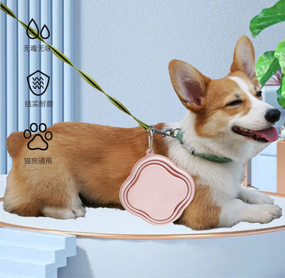Cuenco de alimentación para perros de mascotas 500/1000ml de capacidad Material de silicona portátil y ecológico