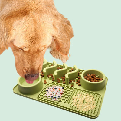 Sillón de silicona personalizado para mascotas para comer lento y entrenamiento contra la obesidad