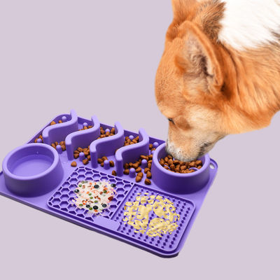 Sillón de silicona personalizado para mascotas para comer lento y entrenamiento contra la obesidad