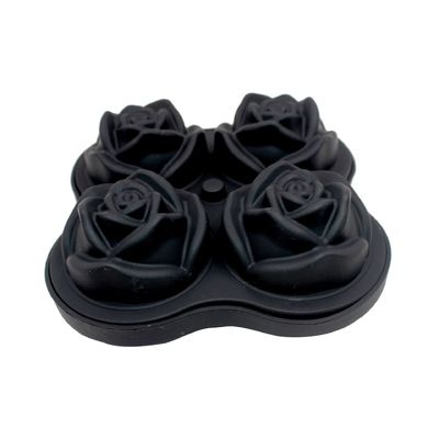 Silicona Rose Ice Ball Maker de liberación fácil Cubo de hielo grande para bandejas de aperitivos de cóctel