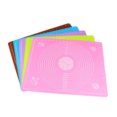 100% de grado alimenticio silicona de masa para hornear en diseño antideslizante multicolor