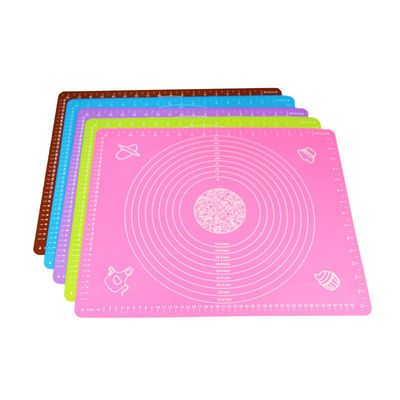 100% de grado alimenticio silicona de masa para hornear en diseño antideslizante multicolor
