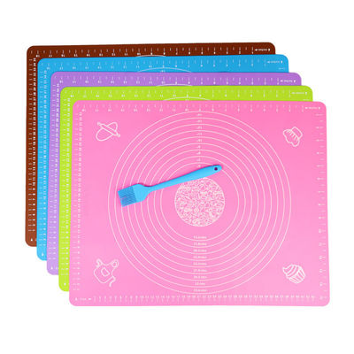 100% de grado alimenticio silicona de masa para hornear en diseño antideslizante multicolor