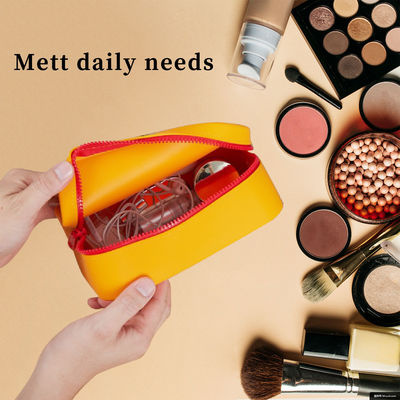 Accesorios de bolsa de cremallera versátil libre de BPA para mujeres Organizador de pinceles de maquillaje
