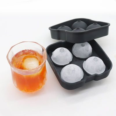 Tableros de cubo de hielo de silicona para hacer bolas de hielo de whisky Material de calidad alimentaria libre de BPA