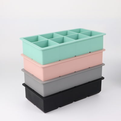 Tableros de cubo de hielo de silicona para hacer bolas de hielo de whisky Material de calidad alimentaria libre de BPA