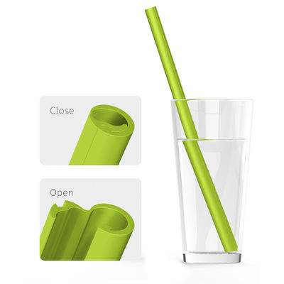 Shenzhen vende paja abierta de silicona libre de BPA para viajes Color personalizado 230*11mm/17g