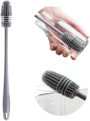 55 g Cepillo de botella de silicona Cepillo de limpieza para lavar a mano botellas de agua y cristal