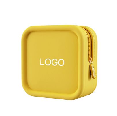 Bolsa cosmética de silicona con logotipo personalizado para joyería y organización cosmética en movimiento
