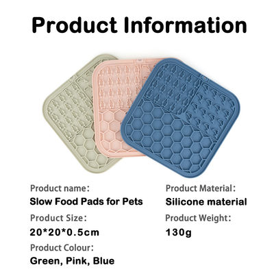 Acolchado de limpieza para mascotas de silicona con alimentador lento Acolchado de limpieza para perros/gatos alivio de ansiedad personalizado