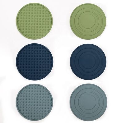 Cojín aislado de silicona Función de la costa Casa de decoración Coaster lindo Diseños personalizados