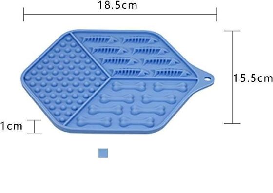 Tipo de artículo Sapatilla de alimentación lenta para mascotas Pad de lamido personalizado para perros y gatos Sapatilla de silicona