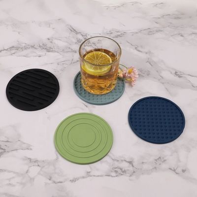 Cojín aislado de silicona Función de la costa Casa de decoración Coaster lindo Diseños personalizados
