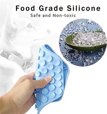 Tipo de artículo Sapatilla de alimentación lenta para mascotas Pad de lamido personalizado para perros y gatos Sapatilla de silicona