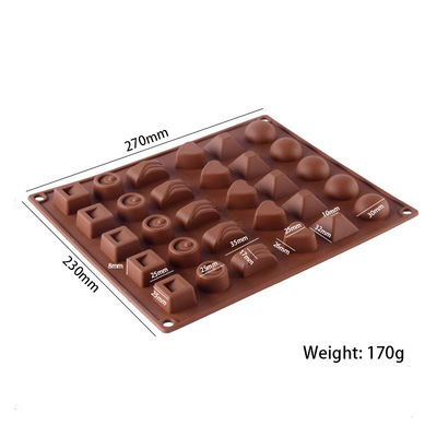 Molde de silicona de múltiples formas perfecto para hacer molde de chocolate y jalea a medida