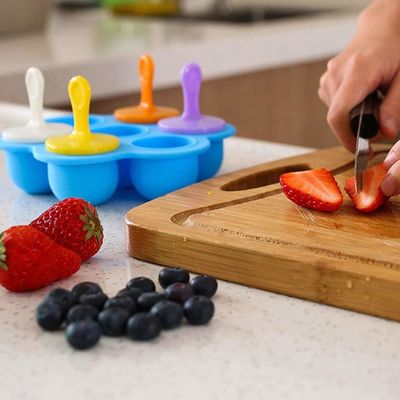 145g Reutilizable Silicone Ice Pop Maker con Top Stick Venta de BPA libre de Popsicle Molde
