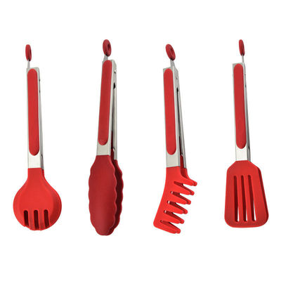 Inicio Cocina Restaurante utensilios Comida Tong Set para salada de barbacoa y barbacoa Bife de 3 piezas
