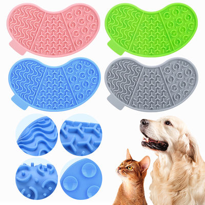 Juguete de rompecabezas personalizado 3 en 1 para aliviar la ansiedad de las mascotas Almohada de lamido de grado alimenticio antiderrapante libre de BPA