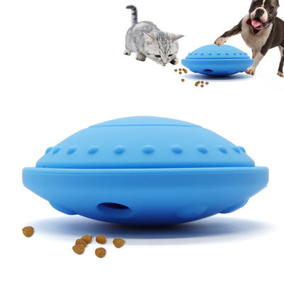 Interactivo de la bola de comida juguete de silicona durable bola de masticación para perros golosinas puzzle y entrenamiento