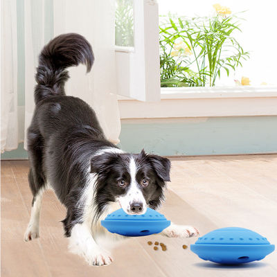 Interactivo de la bola de comida juguete de silicona durable bola de masticación para perros golosinas puzzle y entrenamiento