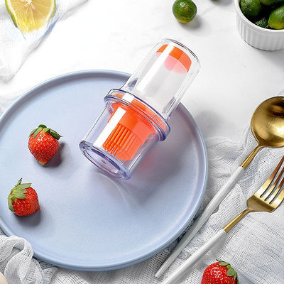 Herramientas convenientes Botella de silicona y cepillo de aceite para cocinar