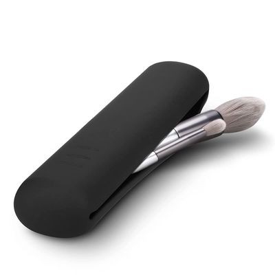 Caja de almacenamiento de cepillo cosmético de silicona 100% de calidad alimentaria con cierre magnético