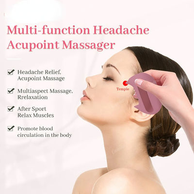 Instrumento de masaje de silicona para el cuello para meridianos claves cepillado y masaje de acupuntura facial