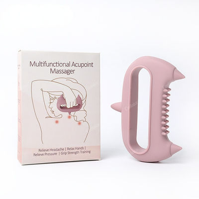 Instrumento de masaje de silicona para el cuello para meridianos claves cepillado y masaje de acupuntura facial
