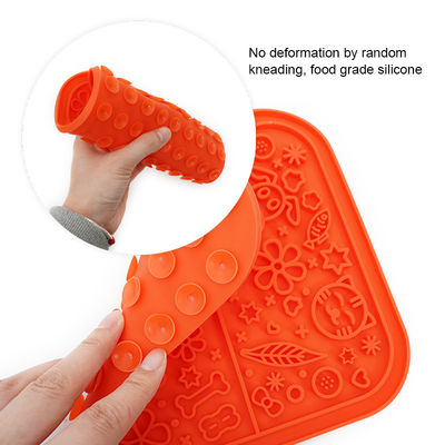 Pad de limpieza de silicona para perros para mascotas con alimentación lenta No se aplica voltaje