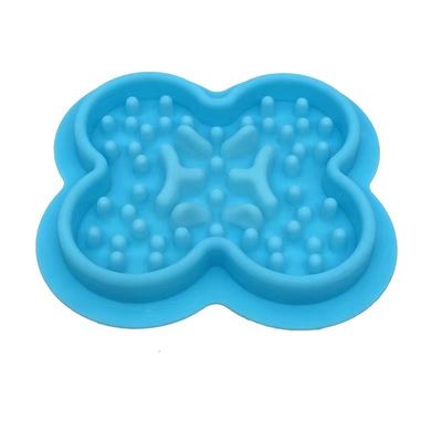 Cuenco de silicona para mascotas para alimentación lenta Anti asfixia y volcado Aceptado OEM / ODM