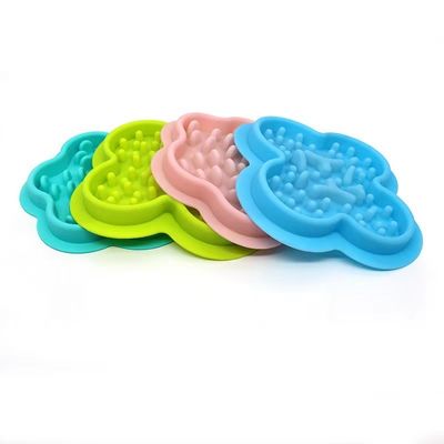 Cuenco de silicona para mascotas para alimentación lenta Anti asfixia y volcado Aceptado OEM / ODM