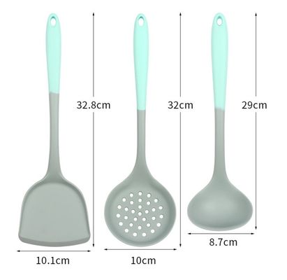 Utiliarios de cocina de silicona de grado alimenticio para herramientas de cocina antiadherentes 670g Cocina para el hogar