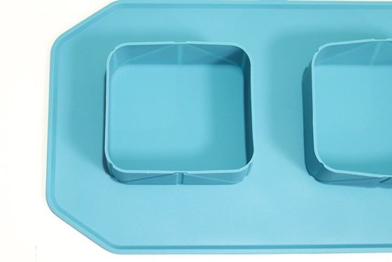 Cuenco plegable para mascotas de viaje de silicona para perros con esterilla de silicona antideslizante