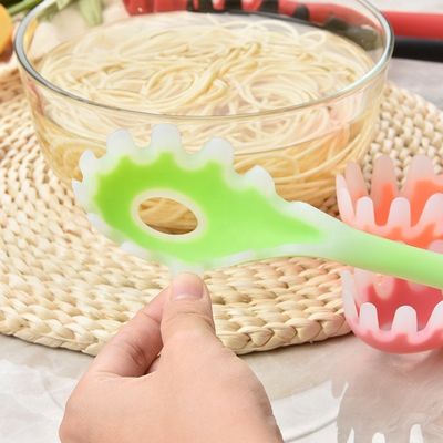 Cuchara de pasta de silicona portátil antiadherente para cocinar utensilios de cocina ecológicos