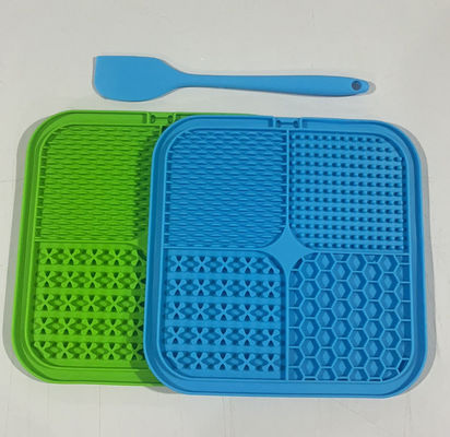 Almofada de silicona para mascotas con vaso de succión perfecta para baños y cuencos para perros de alimentación lenta