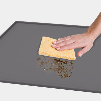 Color personalizado de silicona de comida para perros bandeja de alfombra antideslizante resistente al agua alfombra de alimentación para mascotas libre de BPA